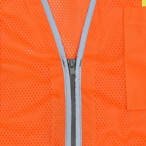 SV6H SV6H Type R Class 2 Heavy Duty Two Tone Mesh Surveyor Vest with Solid Pockets
