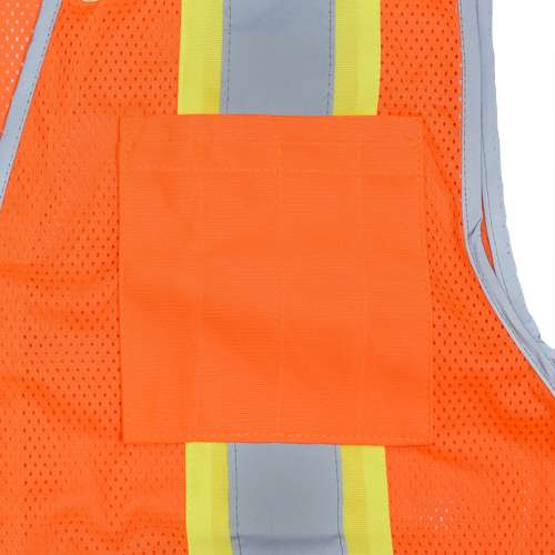 SV6H SV6H Type R Class 2 Heavy Duty Two Tone Mesh Surveyor Vest with Solid Pockets
