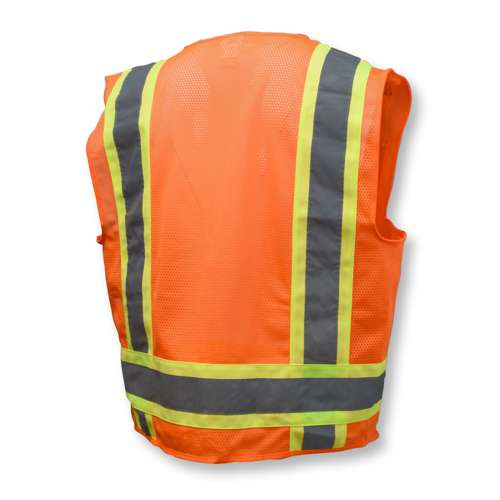 SV6 SV6 Two Tone Surveyor Type R Class 2 Solid/Mesh Safety Vest