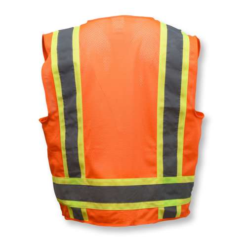 SV6 SV6 Two Tone Surveyor Type R Class 2 Solid/Mesh Safety Vest