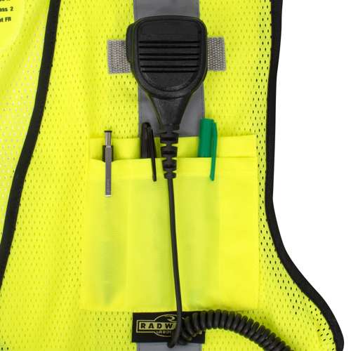 SV75B-2 SV75B-2 Black Bottom Self-Extinguishing Surveyor Vest