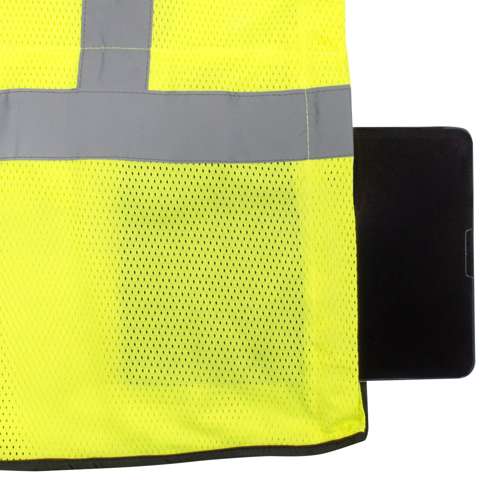 SV75B-2 SV75B-2 Black Bottom Self-Extinguishing Surveyor Vest