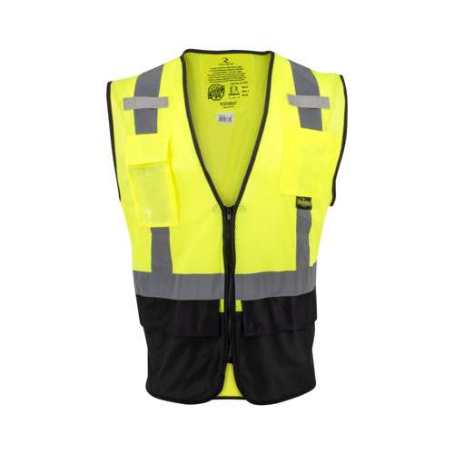 SV75B-2 SV75B-2 Black Bottom Self-Extinguishing Surveyor Vest