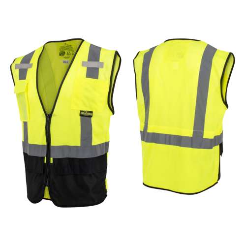 SV75B-2 SV75B-2 Black Bottom Self-Extinguishing Surveyor Vest