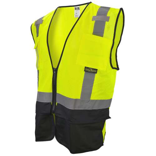 SV7B SV7B Type R Class 2 Black Bottom Surveyor Safety Vest