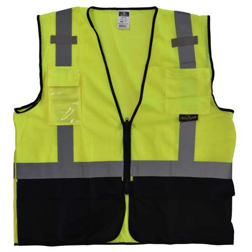 SV7B SV7B Type R Class 2 Black Bottom Surveyor Safety Vest
