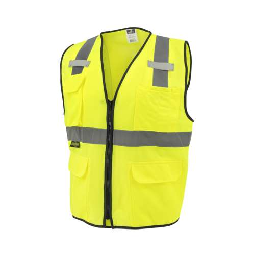 SV7E-SOLID SV7E Economy Type R Class 2 Solid Surveyor Safety Vest