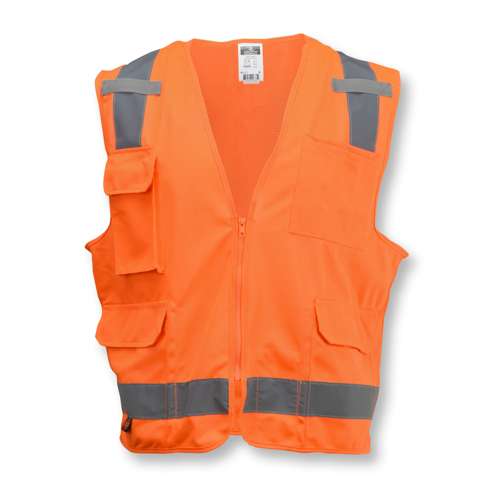 SV7 SV7 Surveyor Type R Class 2 Solid/Mesh Safety Vest