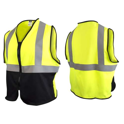 SV92B-M2 SV92B-M2ZGSFR Solid 5.5 oz DH Cat 2 Class 2 Color Blocked FR Vest
