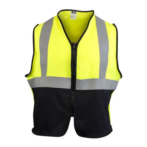 SV92B-M2 SV92B-M2ZGSFR Solid 5.5 oz DH Cat 2 Class 2 Color Blocked FR Vest