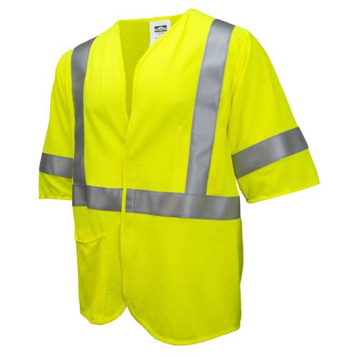 Radians SV97-M3VGMFR SV97-M3VGMFR Premium Modacrylic FR Class 3 Mesh Safety Vest ANSI Class 3
