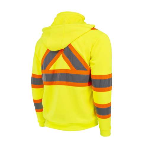 SW01X-2 SW01X-2 High Neck Zip Front X-Back Hooded Sweatshirt