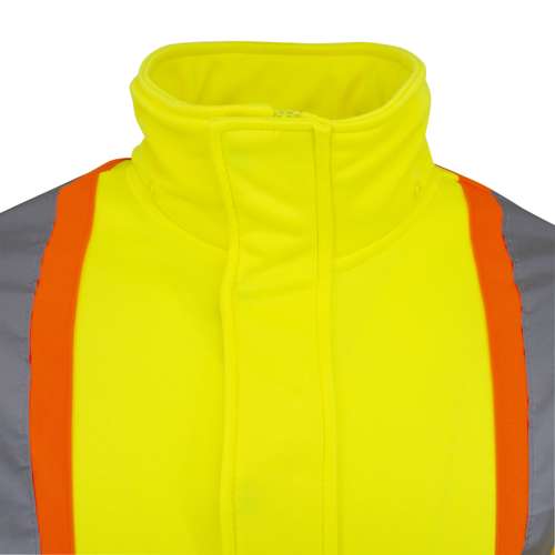 SW01X-2 SW01X-2 High Neck Zip Front X-Back Hooded Sweatshirt