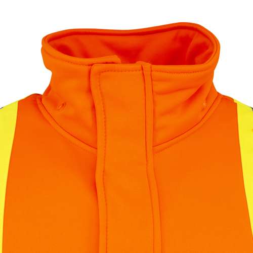 SW01X-2 SW01X-2 High Neck Zip Front X-Back Hooded Sweatshirt