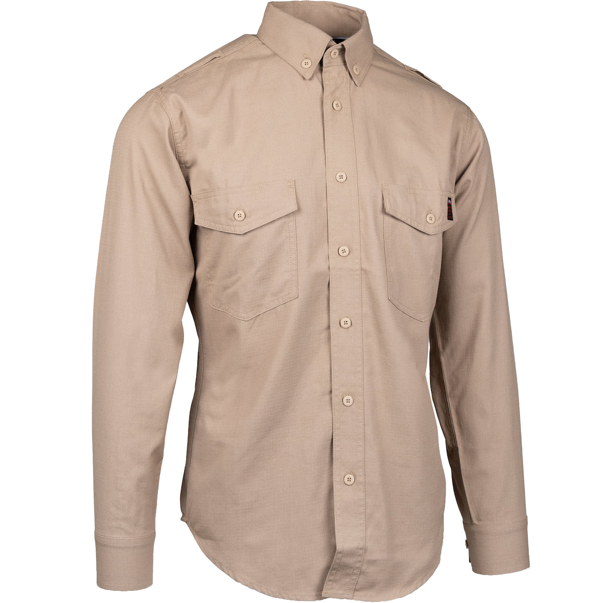 385-FRRS AR/FR Dual-Certified Ripstop Long Sleeve Work Shirt - 9 cal/cm2