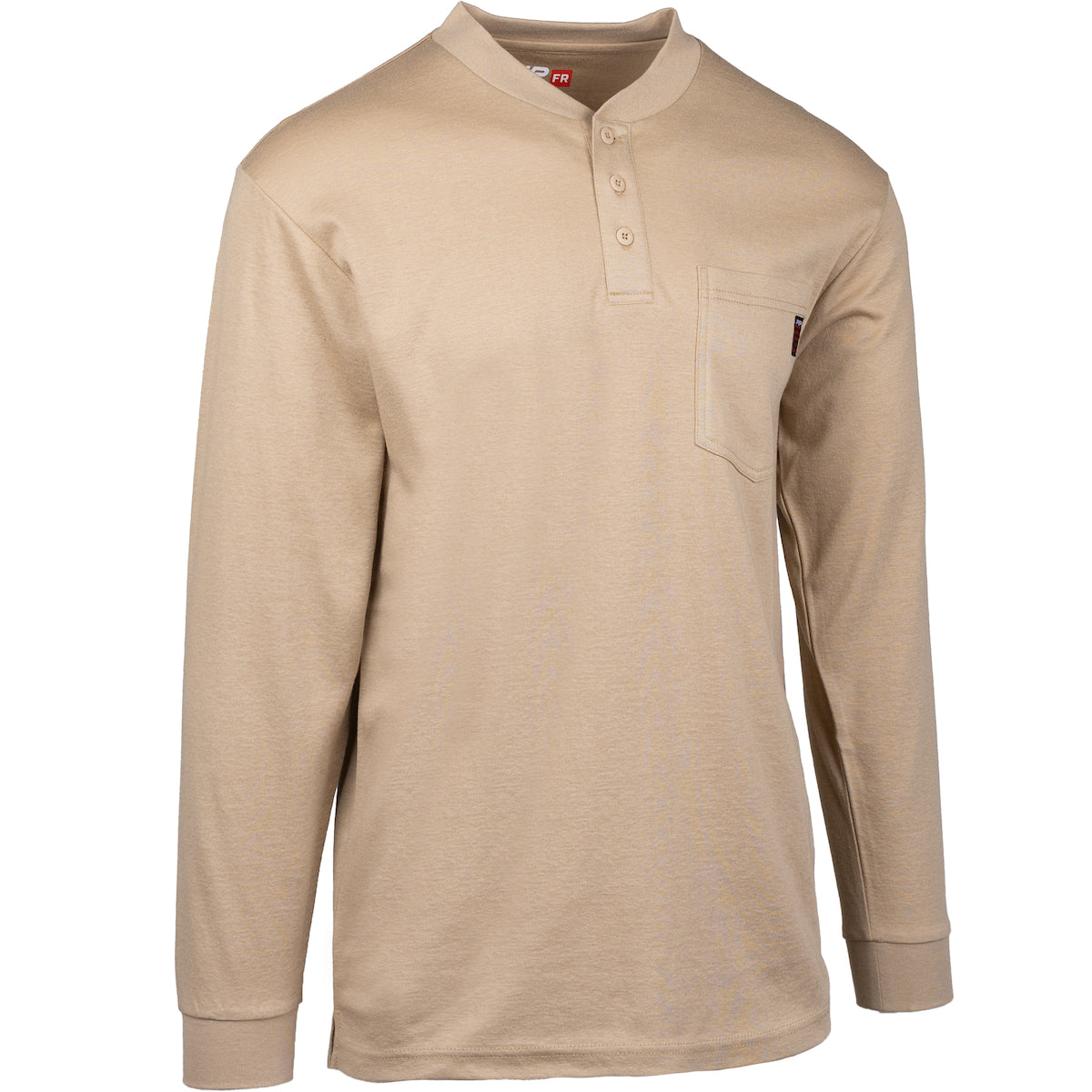 385-FRHN AR/FR Dual-Certified Long Sleeve Henley - 10.6 cal/cm2