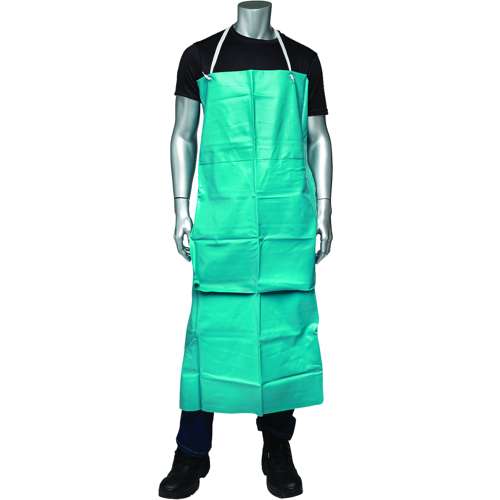 UG-20-SP Green Vinyl Apron - 20 mil