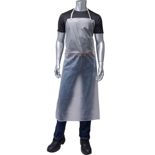 UPC Clear Vinyl Apron - 8 mil