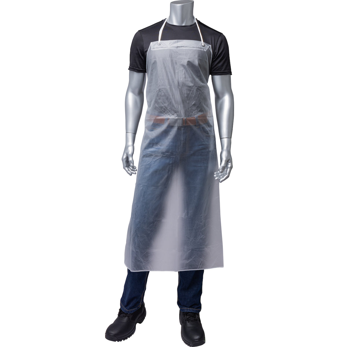 UPC Clear Vinyl Apron - 8 mil