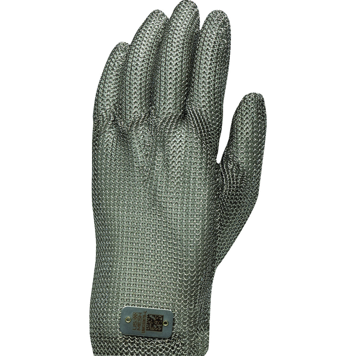 USM-1167 Stainless Steel Mesh Glove with Coil Spring Closure - Wrist Length