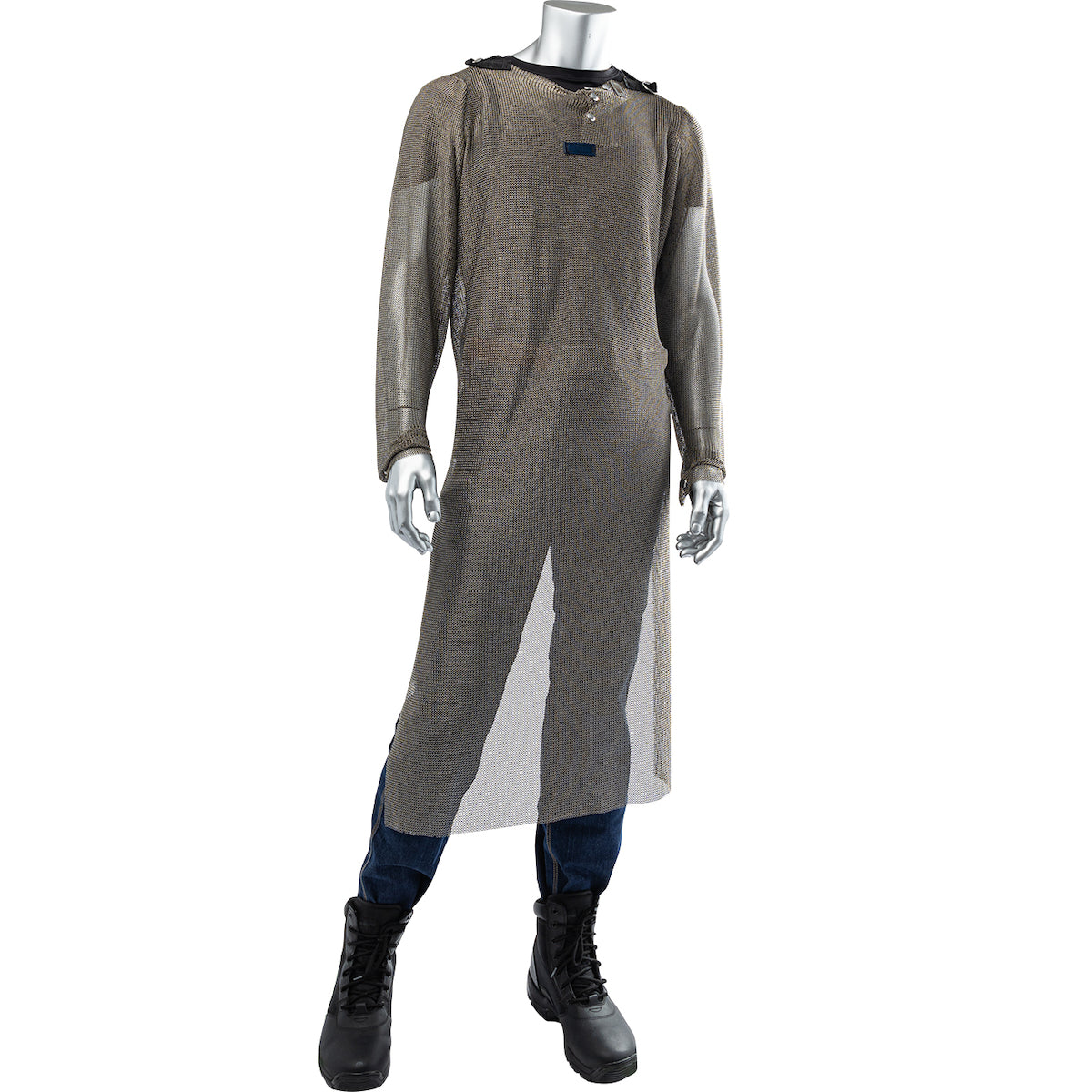 USM-4301TI US MESH TITANIUM TUNIC - FULL BODY, SNAP CUFFS