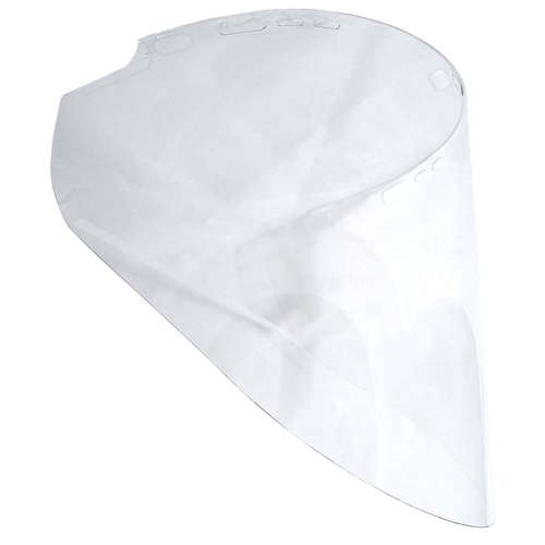 Radians V40919-CP_STY Clear 19" PETG Face Shield - Hard Hat