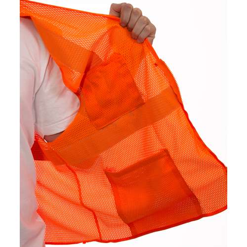 V70639 Job Sight Class 2 Zip-Up Mesh Vest