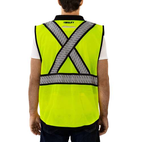 Tingley V71832C Tingley®            Class 2 X-Back Surveyor Vest ANSI Class 2 - Safety Vest