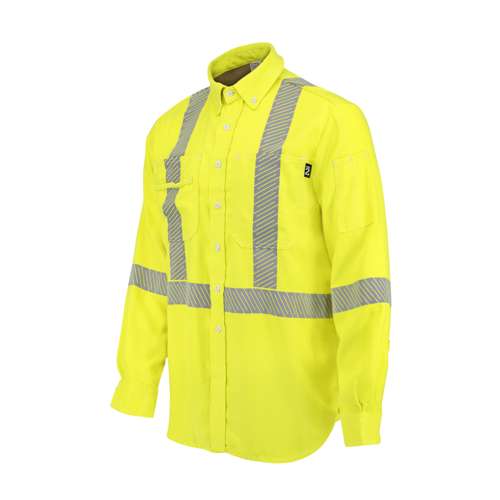 Radians VDH5VSH3 VDH5VSH3 5.7 oz Vented Type R Class 3 Segmented Tape DH Air Workshirt ANSI Class 3 - Safety Shirt