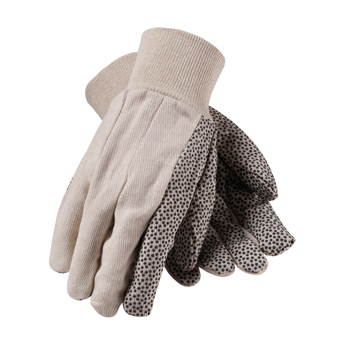 WA8353 Canvas Dotted Palm Glove - Natural