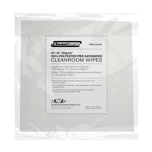 WIPE-12x12PS 12" x 12" Pre-saturated Wipe