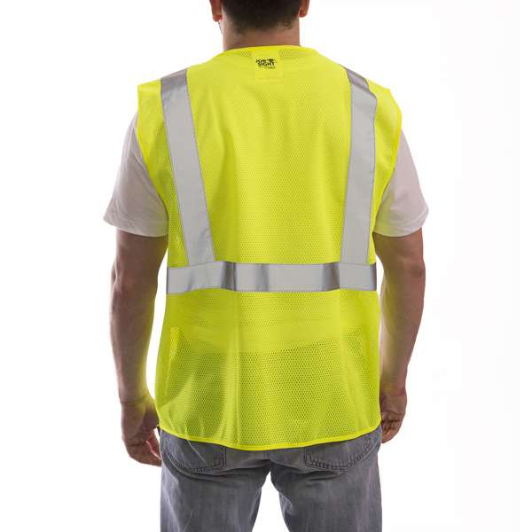 V70632 Job Sight Class 2 Zip-Up Mesh Vest