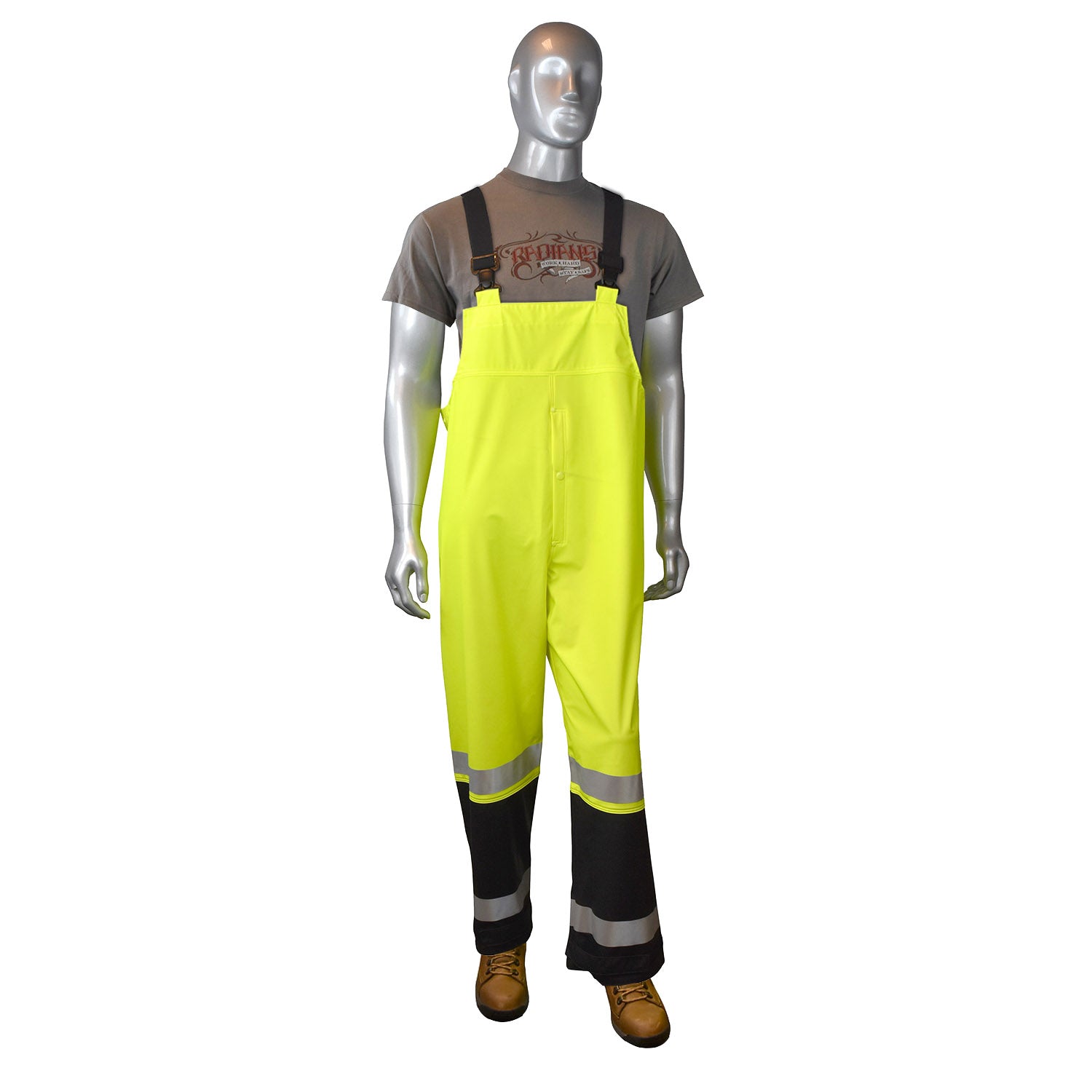 RW07O-ESGV RW07 High Visibility Rainwear Overalls