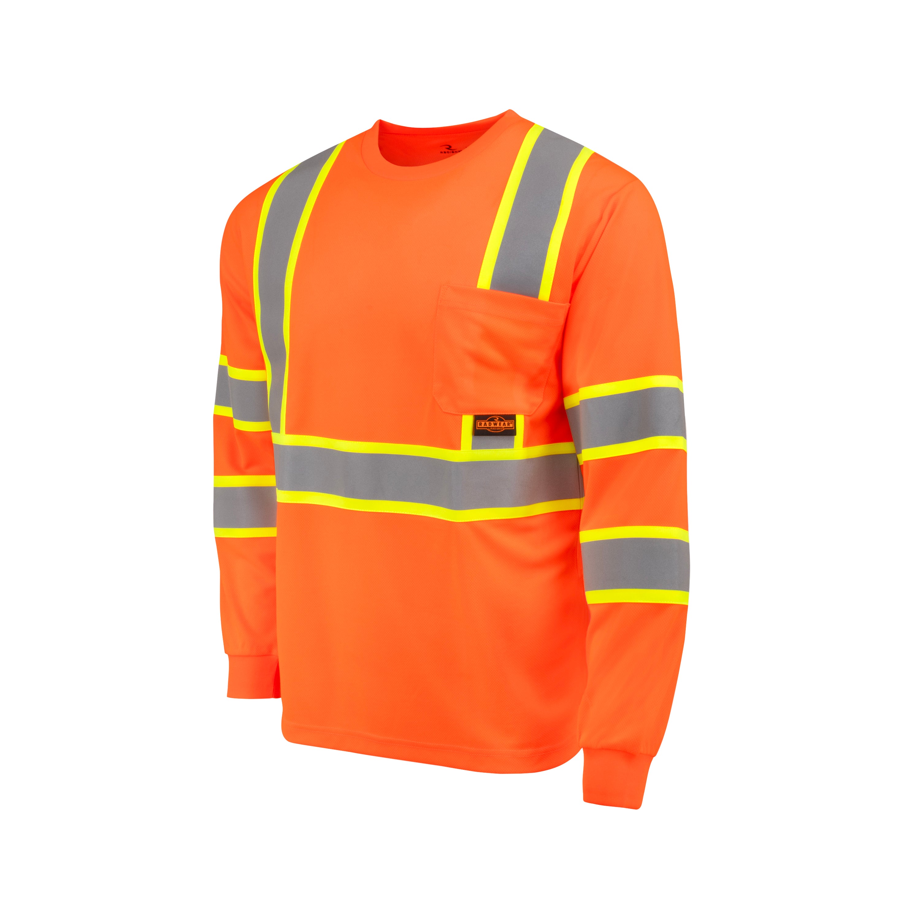 Radians ST41-3 ST41-3 Class 3 Mesh Long Sleeve T-Shirt with Contrast Trim ANSI Class 3 - Safety Shirt