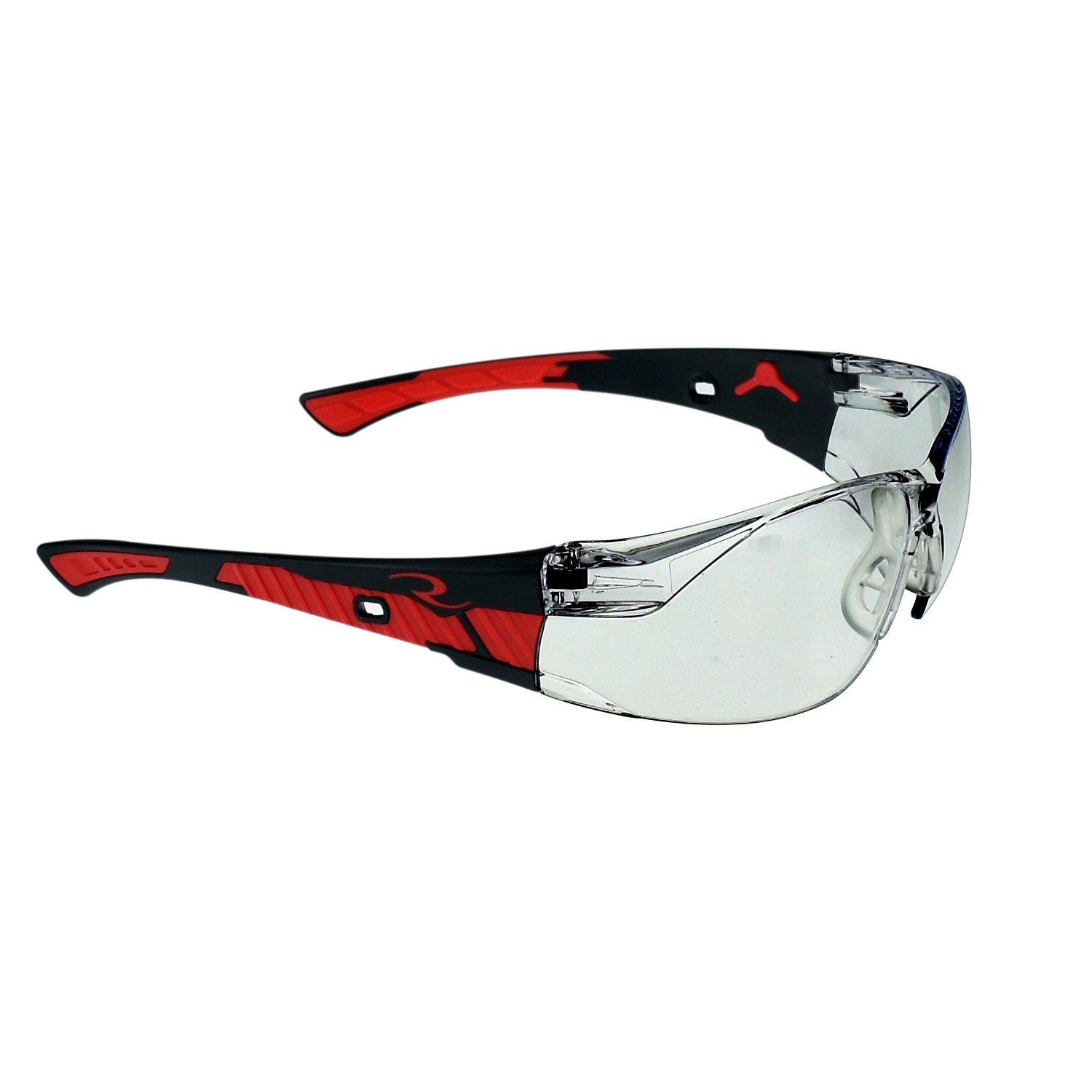 Obliterator™ Safety Eyewear/Red Frame Indoor/Outdoor Lens