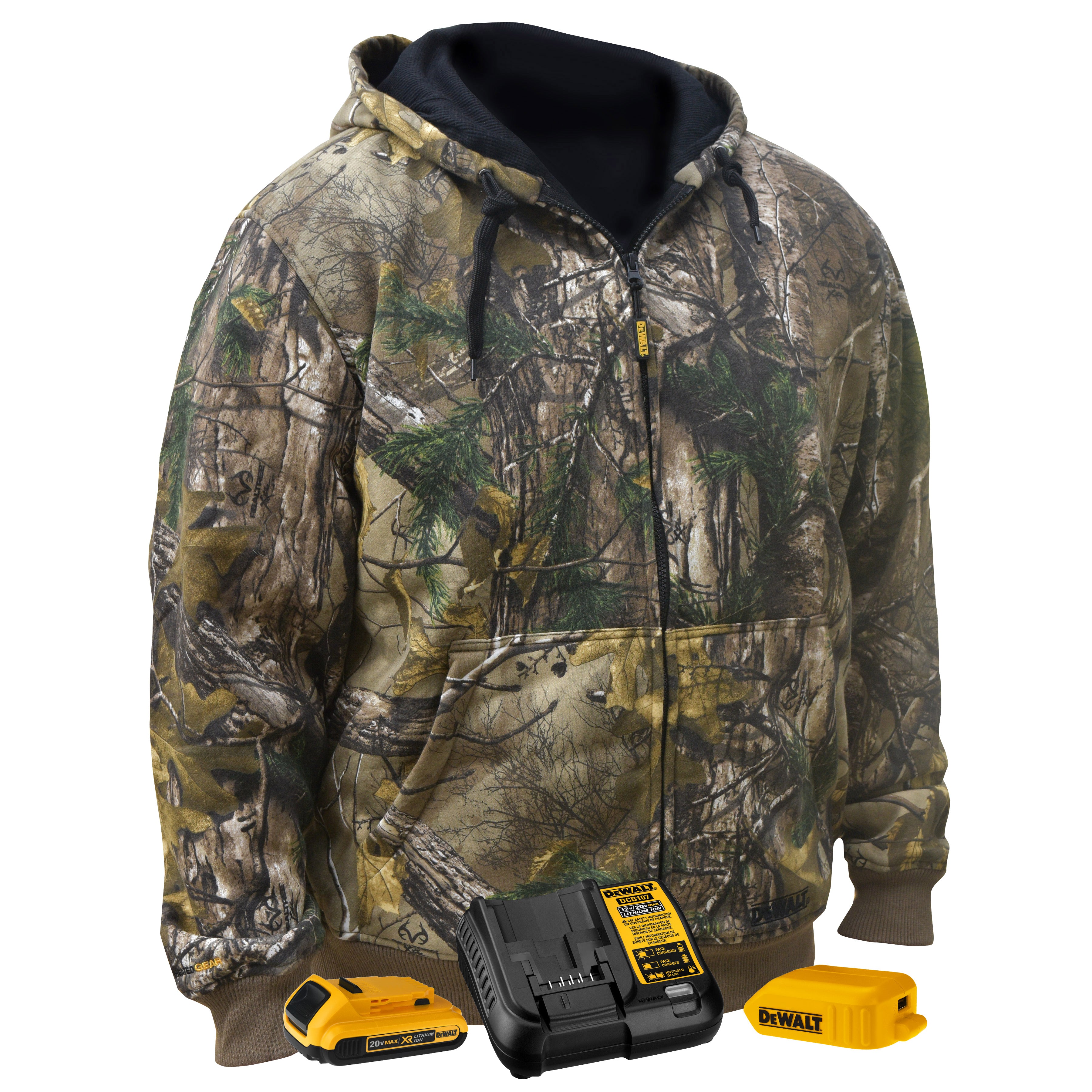 Radians DCHJ074D1 DCHJ074 Men's Heated REALTREE EDGE® Camouflage Heated Hoodie Kit - Safety Hoodie