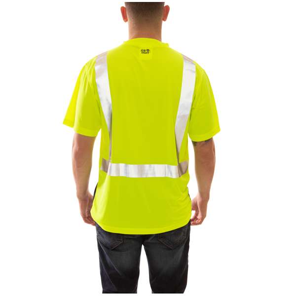 S75122 Job Sight Class 2 Black Front T-Shirt