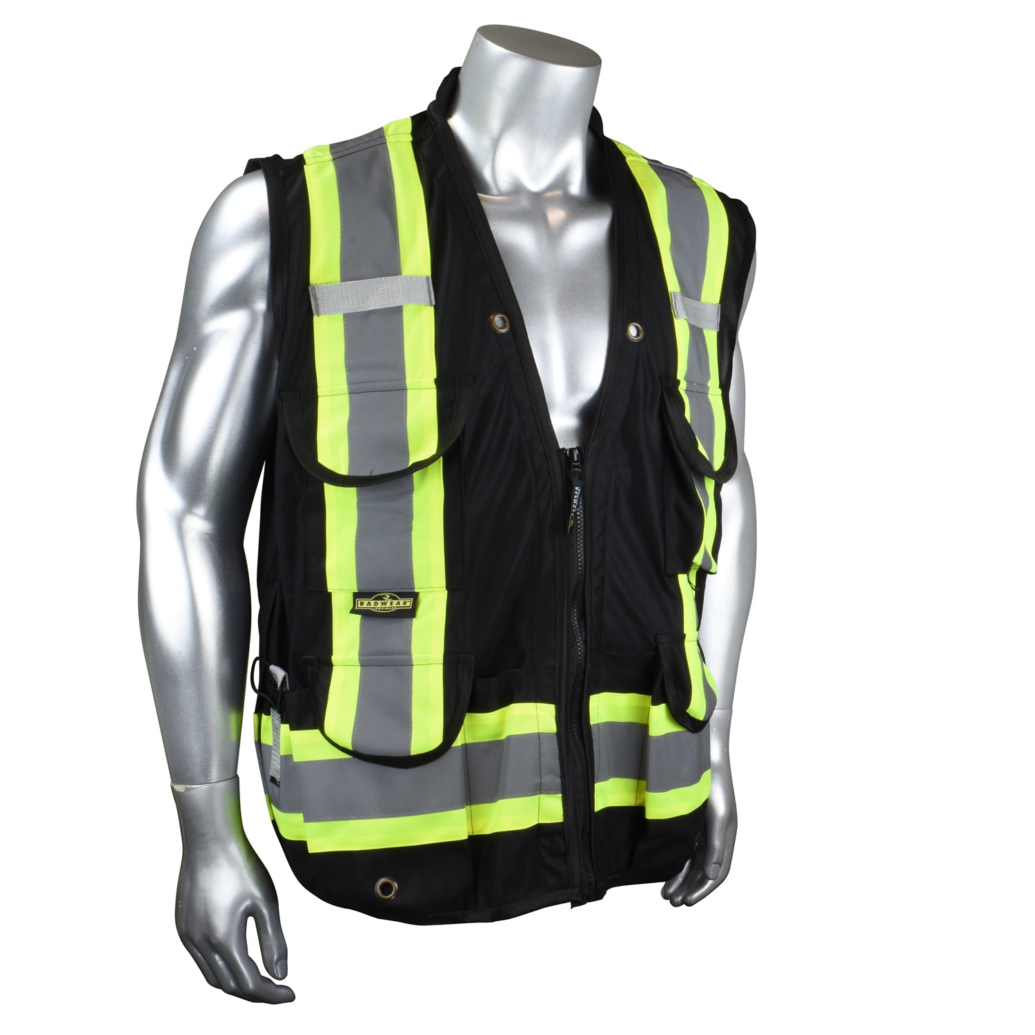 SV030X-1 SV030X-1 Heavy Duty 10-Pocket Cruiser Vest with Back Pouch X-Back