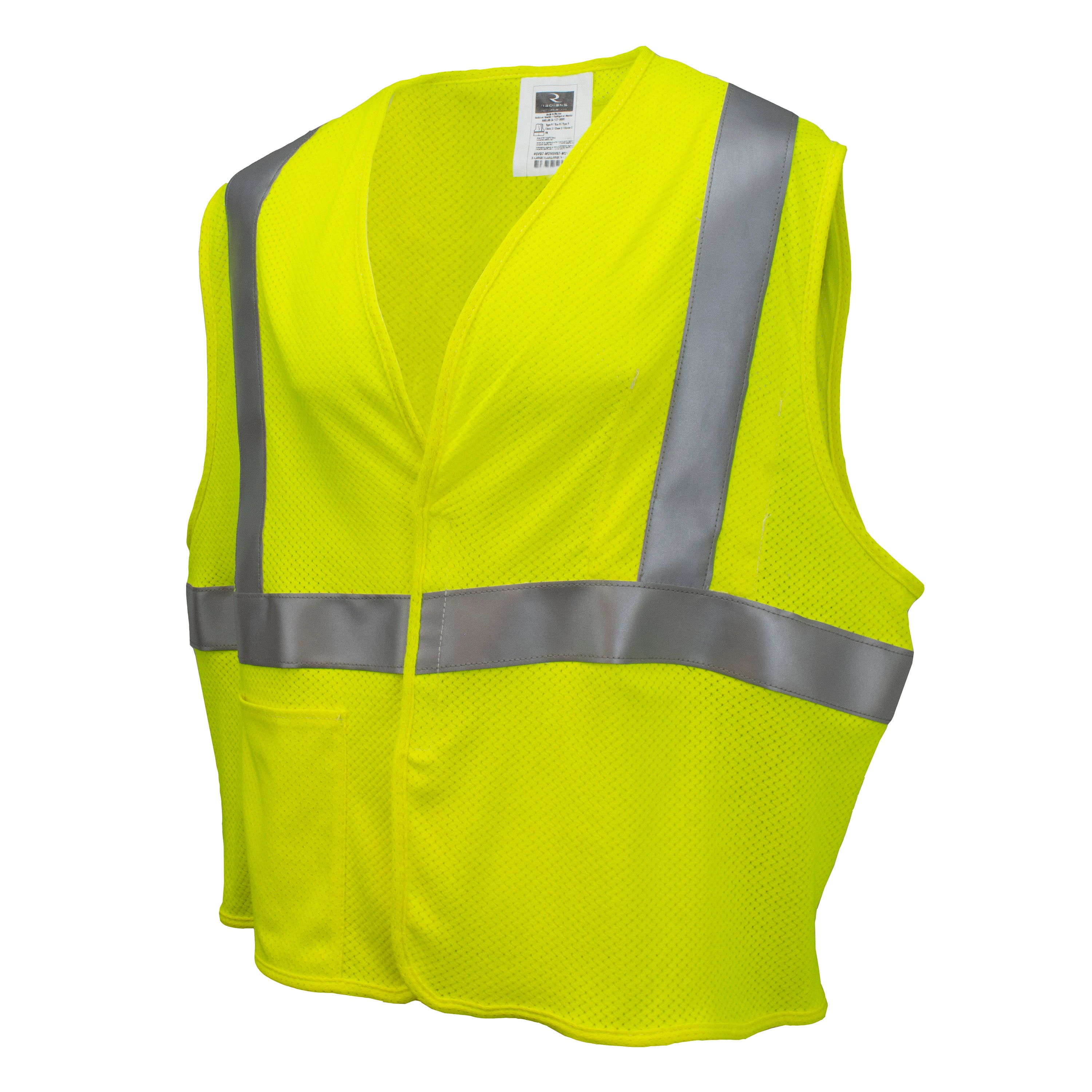 Radians SV97-M2VGMFR SV97-M2VGMFR Premium Modacrylic FR Class 2 Mesh Safety Vest ANSI Class 2
