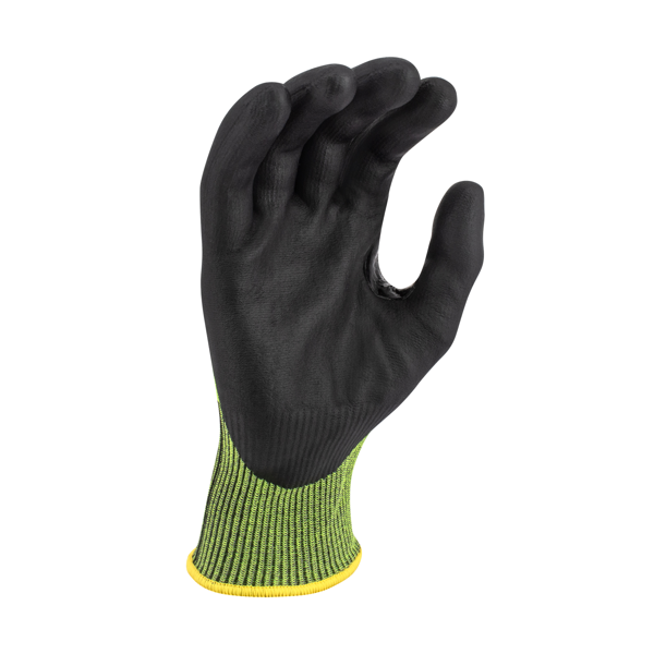 Radians RWG755 RWG755 TEKTYE® A5 Reinforce Thumb Green Nitrile Dip Cut Protective Work Glove - Safety Glasses