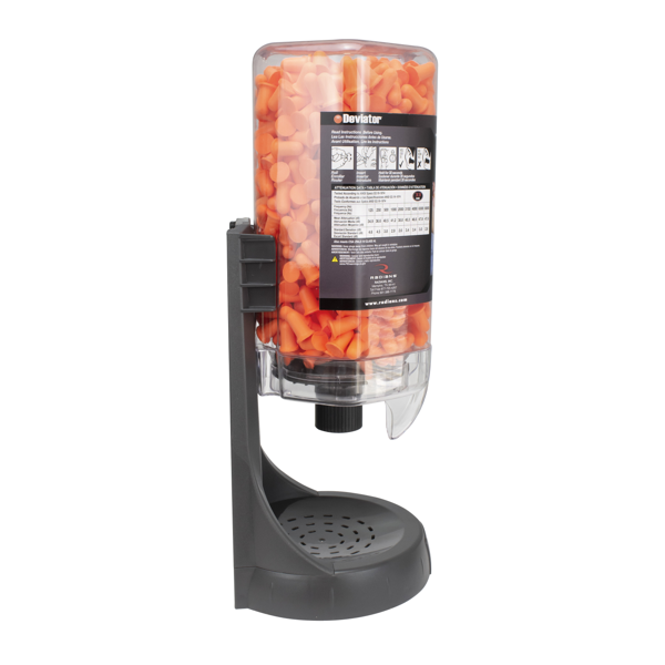 Radians FPD-500L80_STY Refillable Dispenser with Deviator™ FP80 Plugs - Hearing Protection