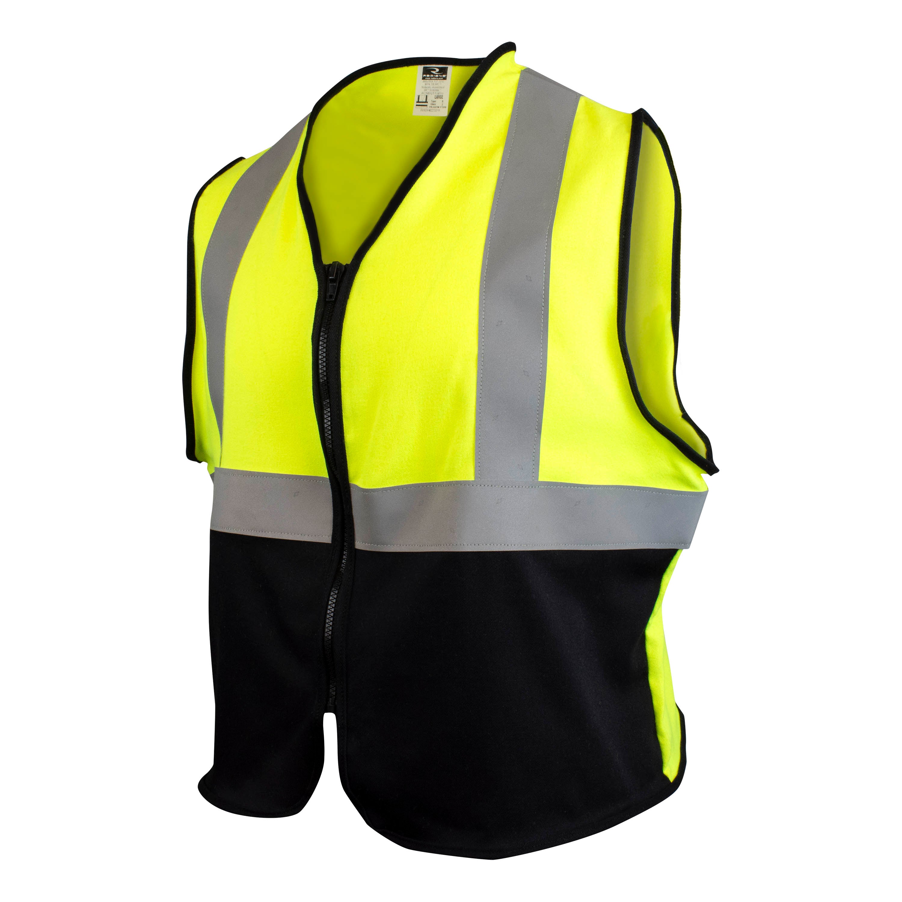 Radians SV92B-M2 SV92B-M2ZGSFR Solid 5.5 oz DH Cat 2 Class 2 Color Blocked FR Vest ANSI Class 2 - Safety Vest