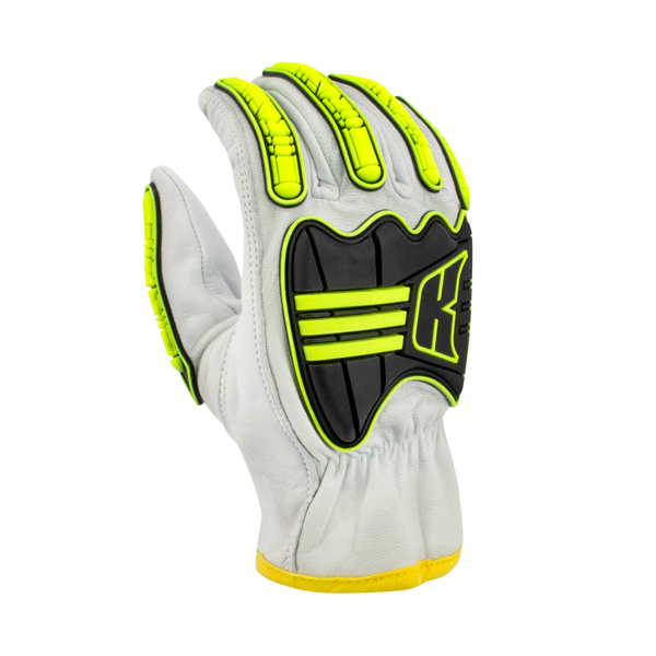 Radians RWG56 RWG56 KAMORI® A6 White Grain Goatskin Driver with TPR - Work Gloves