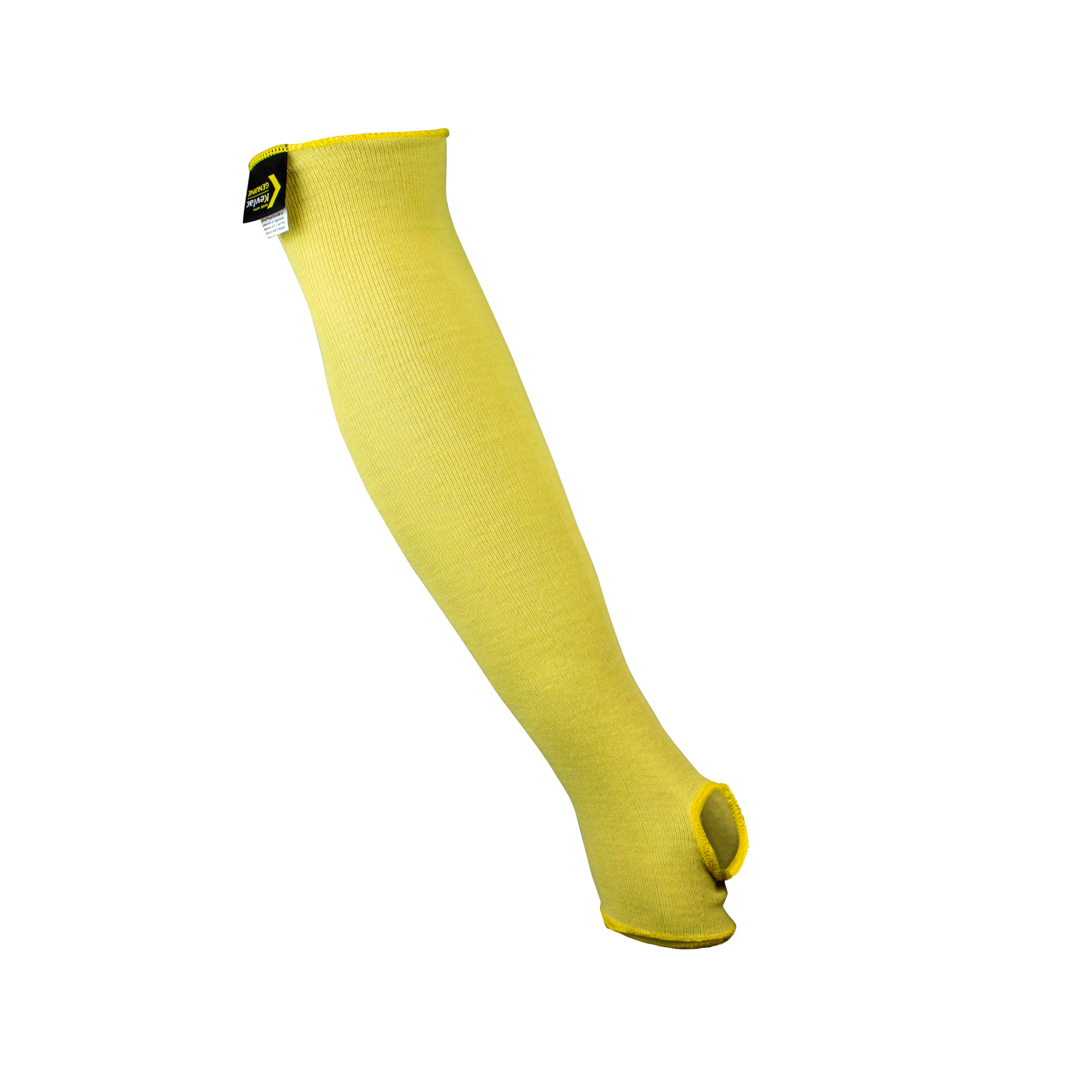 Radians RAD51K RAD51K 1-Ply Kevlar® A2 Cut Protection Sleeve 18" Length with Thumb Slot - Safety Equipment