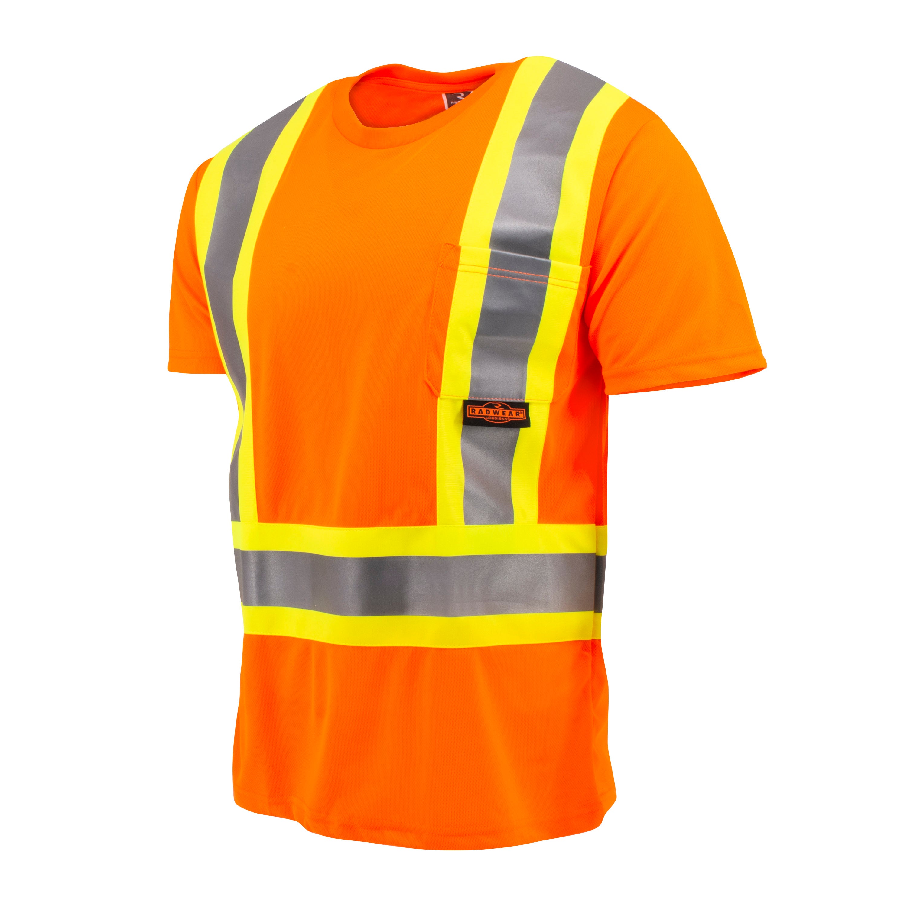 Radians ST11X-2 ST11X Class 2 Short Sleeve Safety T-Shirt X-Back ANSI Class 2