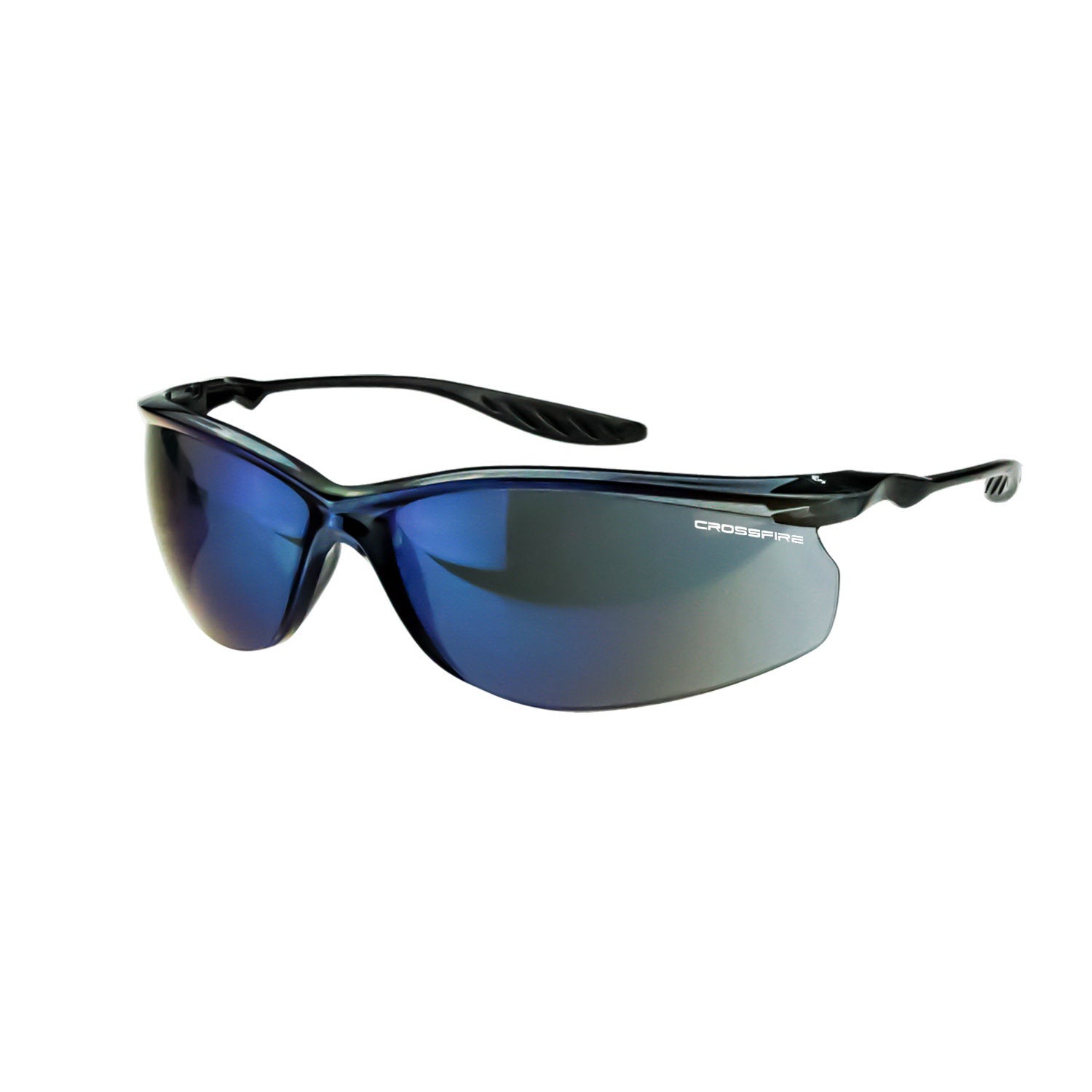 24Seven® Performance Safety Eyewear Crystal Black Frame Mirror Lens