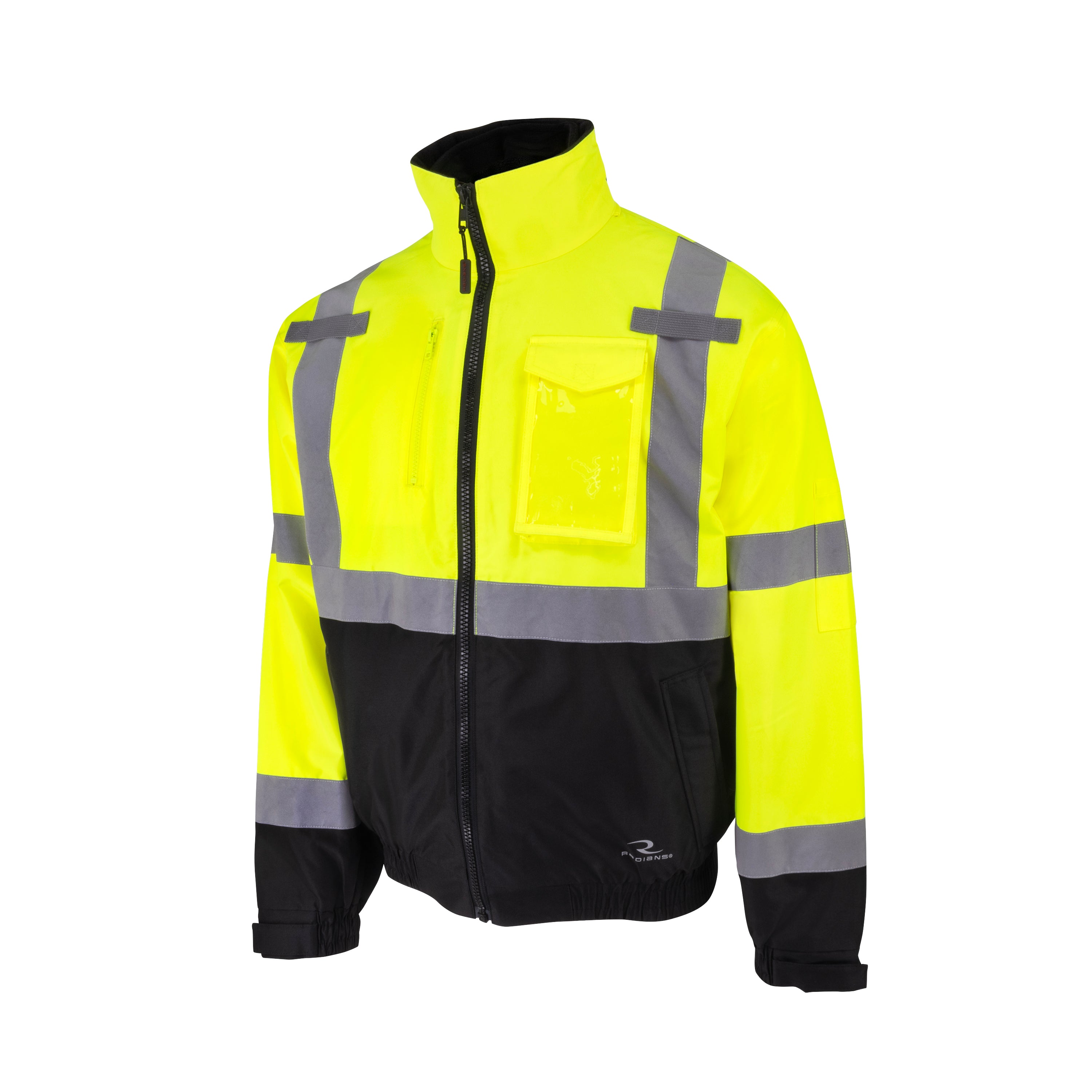 Radians RHG-SJ13 RHG-SJ13 3-in-1 Bomber Jacket with Inner Heated Vest Kit with Battery ANSI Class 3 - Safety Vest