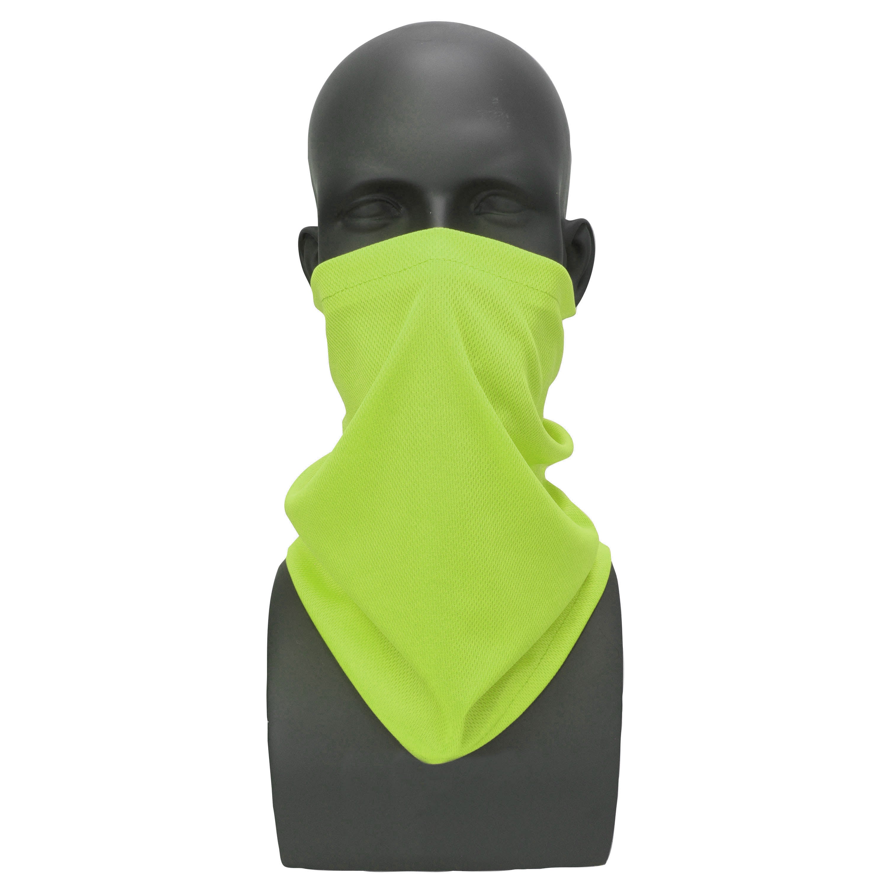 Radians RAD-NGG_STY RAD-NGG Neck Gaiter Hi-Vis Lime - Head Protection Accessory