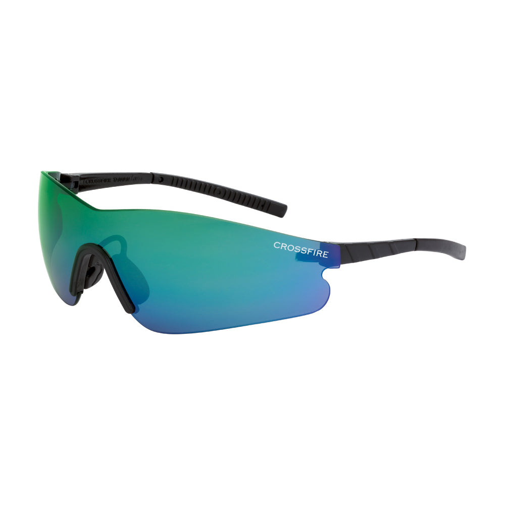 Blade Performance Safety Eyewear Frame Emerald Mirror Lens