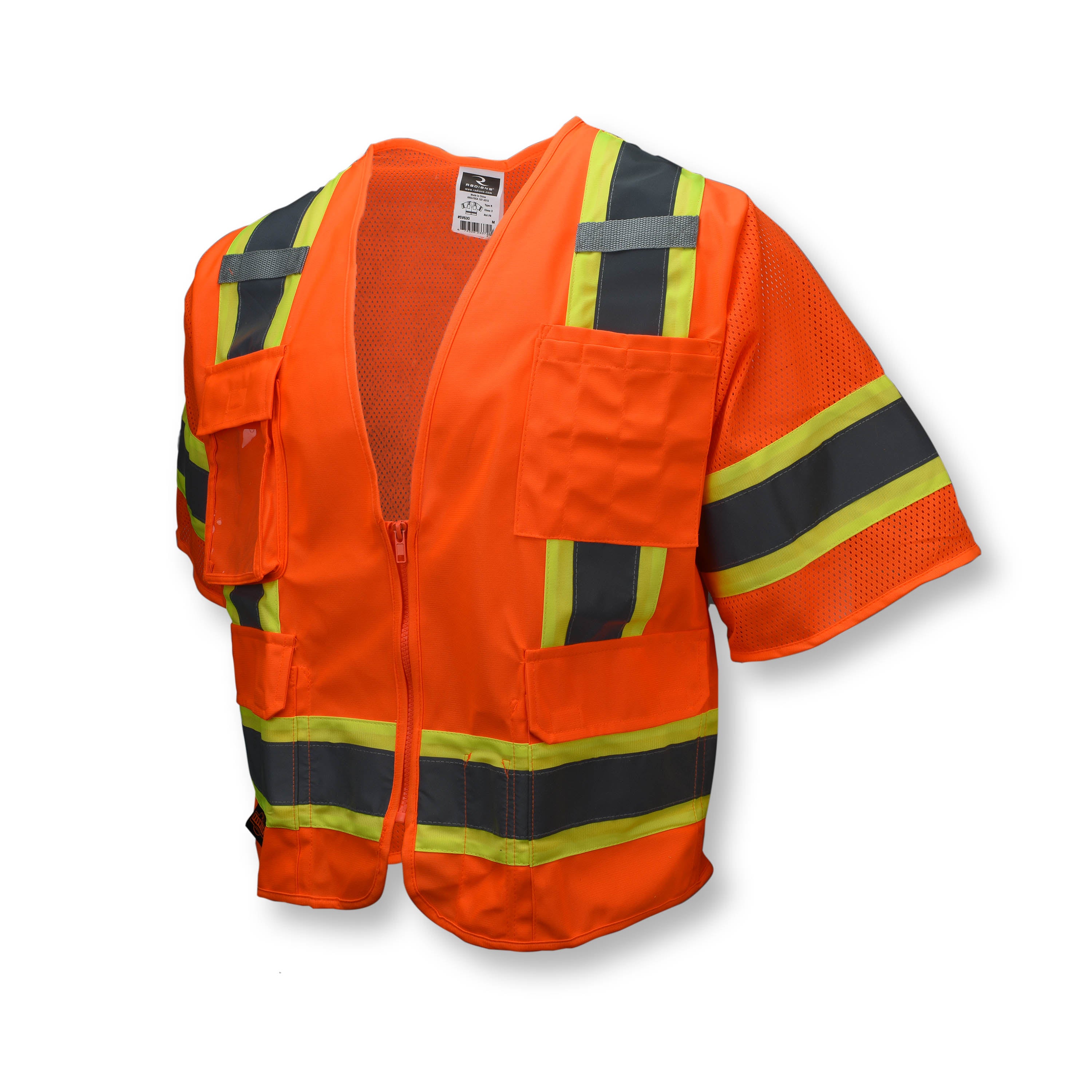 Radians SV63 SV63 Two Tone Surveyor Type R Class 3 Two Tone Safety Vest ANSI Class 3